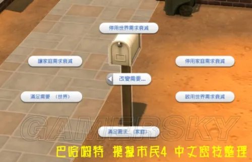 模拟人生4 秘籍、作弊码一览与使用方法图文详解