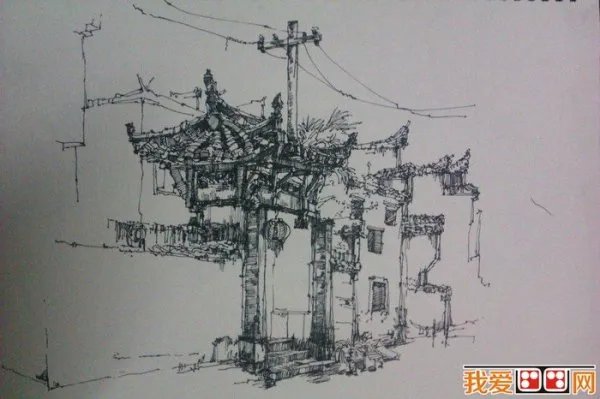 简单风景速写图片大全