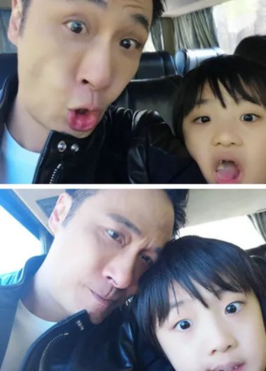 吴镇宇父子再搞怪同框养眼 远赴巴黎工作也要携爱子感情深厚