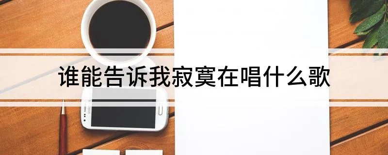 谁能告诉我寂寞在唱什么歌