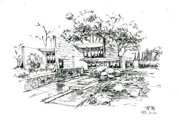 简单风景速写图片大全