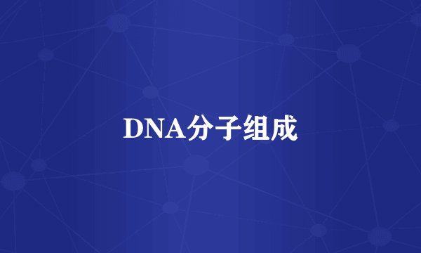 DNA分子组成