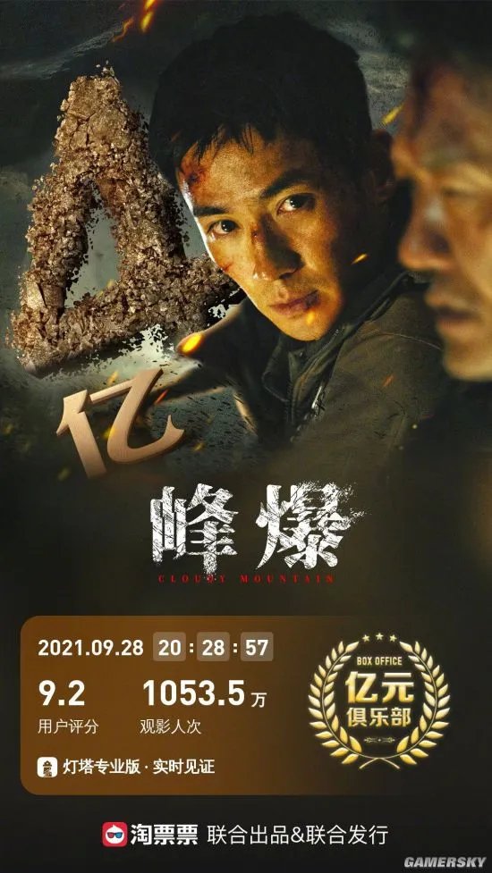 国产灾难片《峰爆》票房已突破4亿 豆瓣评分6.5分