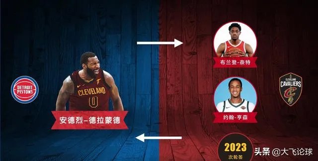 德拉蒙德换布兰登·奈特、约翰·亨森和一个次轮签，什么操作？