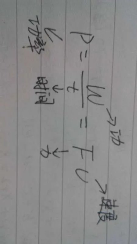 这几个物理量代表什么P W t F
