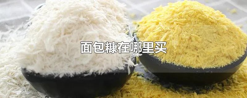 面包糠在哪里买