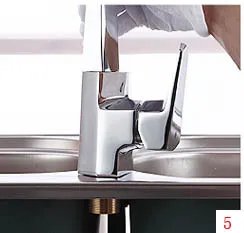 冷热水龙头拆卸图解